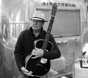 Kevin Brown and Guitar by Airstream