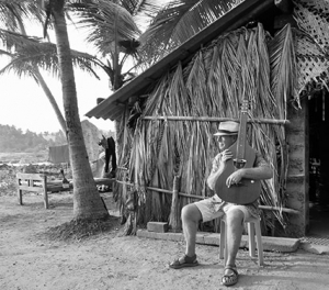 Kevin Brown and Guitar in Goa